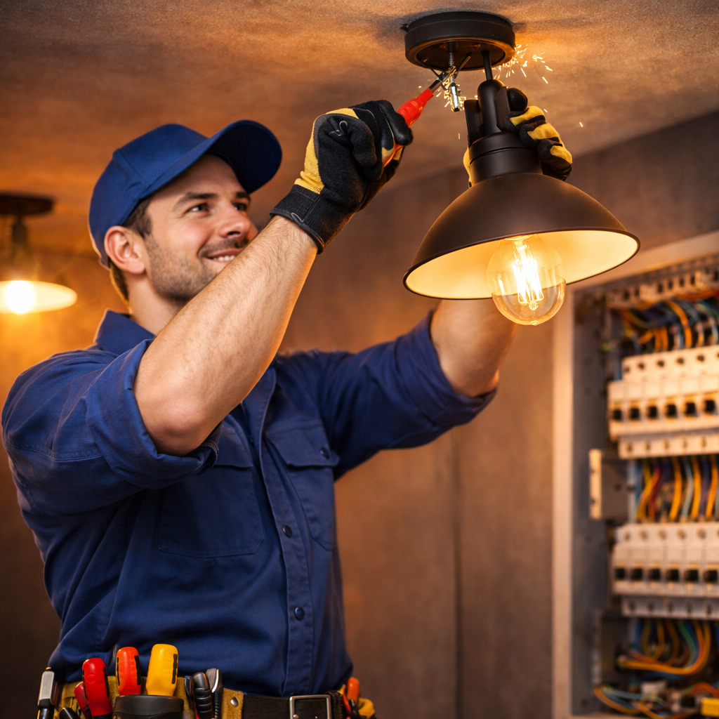 Instalação e troca de luminárias por eletricista em Balneário Camboriú
